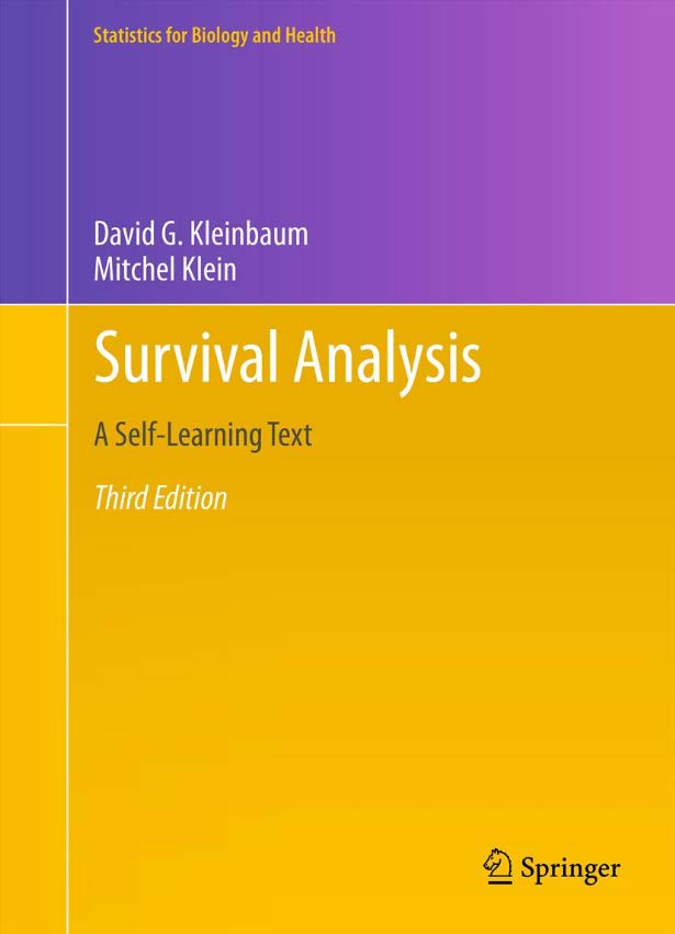 Survival Analysis: A Self-Learning Text, Third Edition by David G. Kleinbaum, Mitchel Klein [pdf] [download]